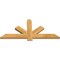 Ekena Millwork Kennewick Rough Sawn Timber Gable Bracket, Western Red Cedar, 48"W x 22"H x 2"D x 4"F, 11/12 Pitch GBW048X22X0204KEN00RWR - alternate 4